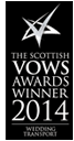 THE SCOTTISH VOWS AWARDS WINNER 2014 THE SCOTTISH VOWS AWARDS WINNER 2014
